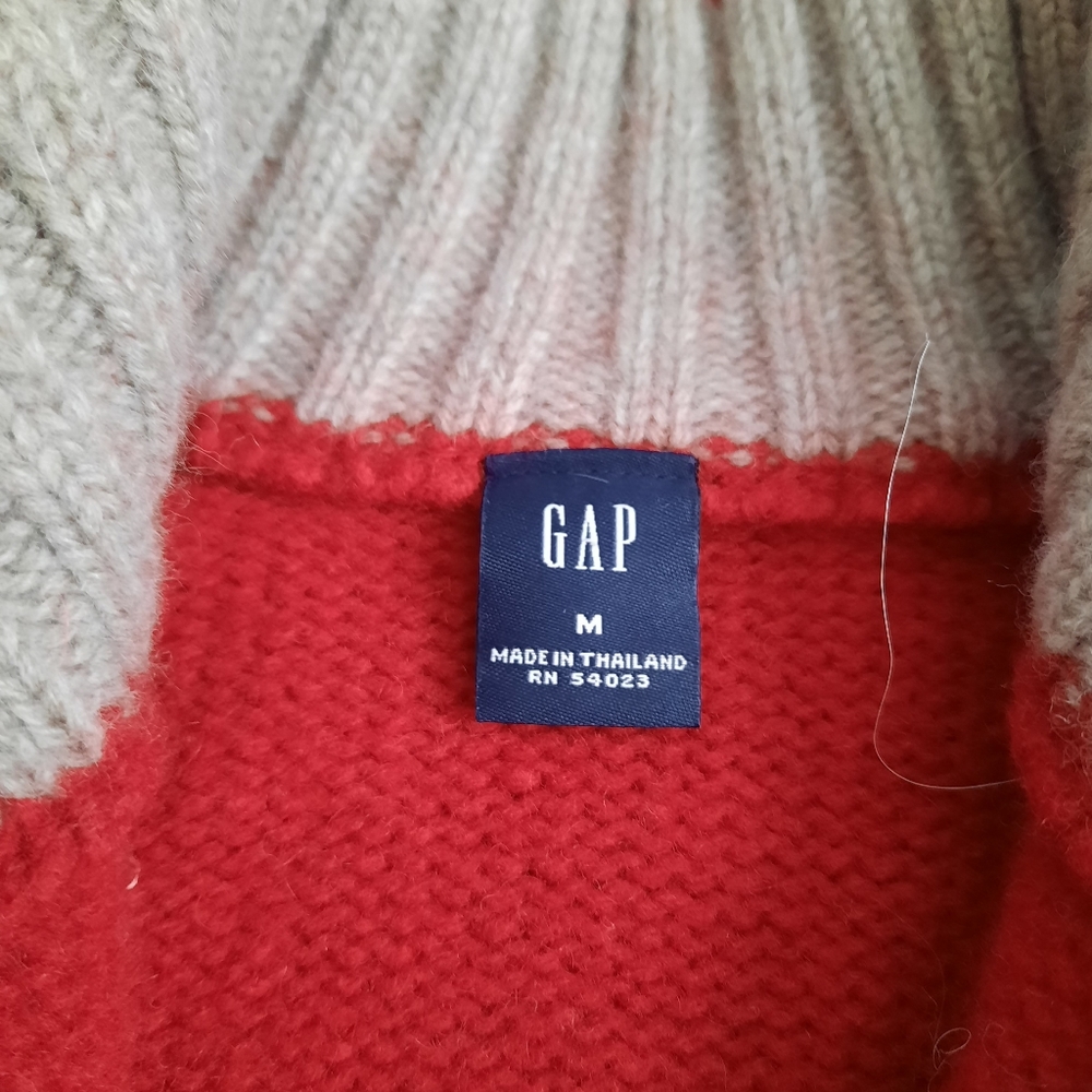 Vintage Gap half zip wool chunky sweater - Picture 6 of 10